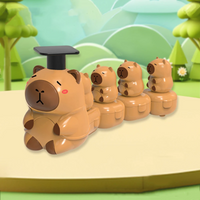 Thumbnail for Capybara Train Toy – Legesygt & sødt – Tog med tryk