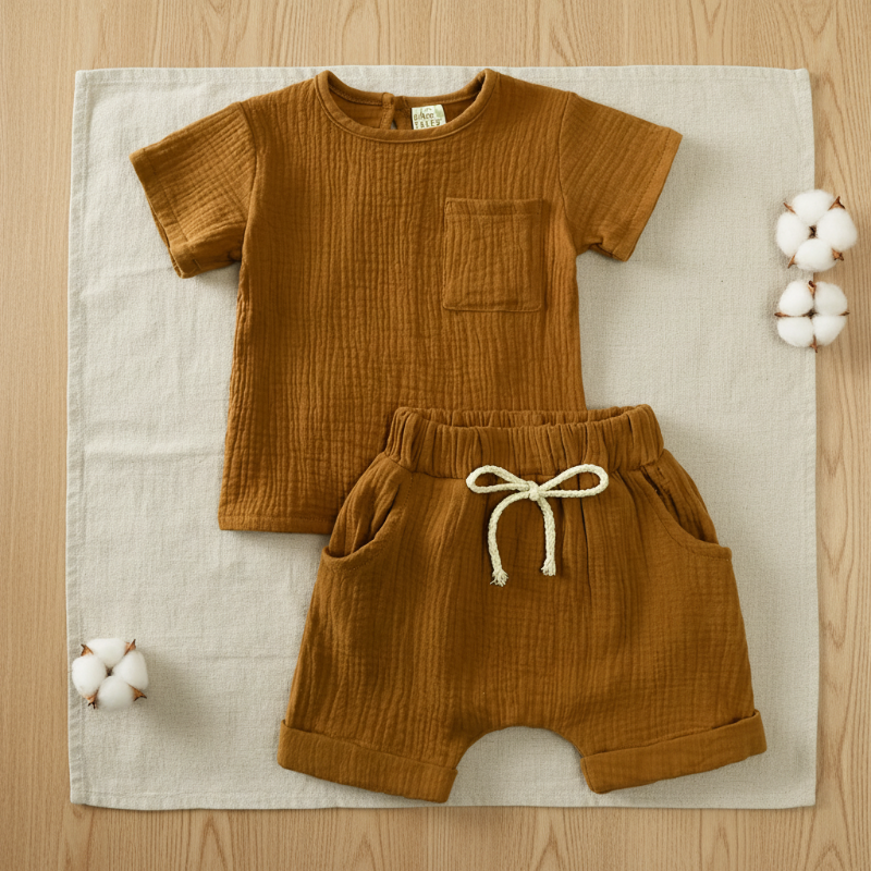 Baby Summer Outfit – Luftigt & behageligt – Tøjssæt