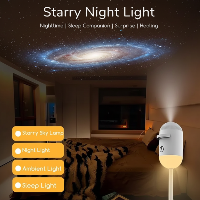 NightSky – Dæmpbar & magisk i soveværelset – LED Galaxy-lampe