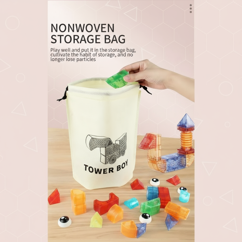 MagniCube – Kreativt og lærerigt – Magnetisk byggeklodssæt