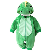 Thumbnail for RoarBuddy – Sød & legende – Baby-dinosaur-onesie med hætte