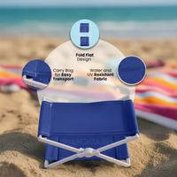 Thumbnail for BeachNap – Bærbar og let – sammenklappelig nakkestøtte til stranden og parken