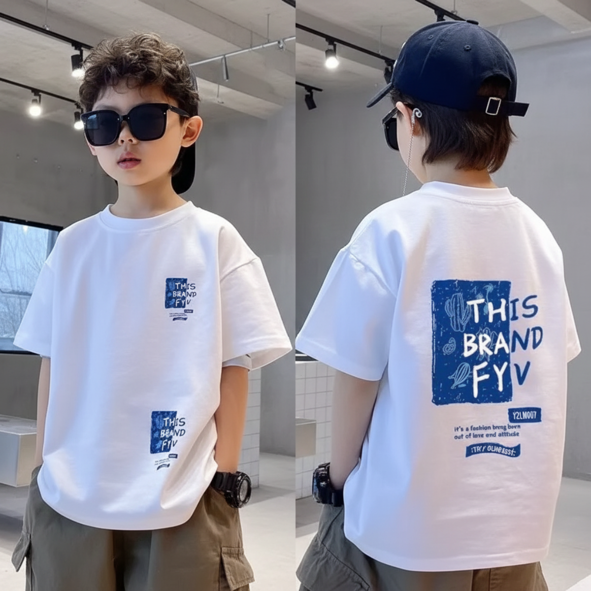BrightTees – Komfortabel og farverig – T-shirt med print