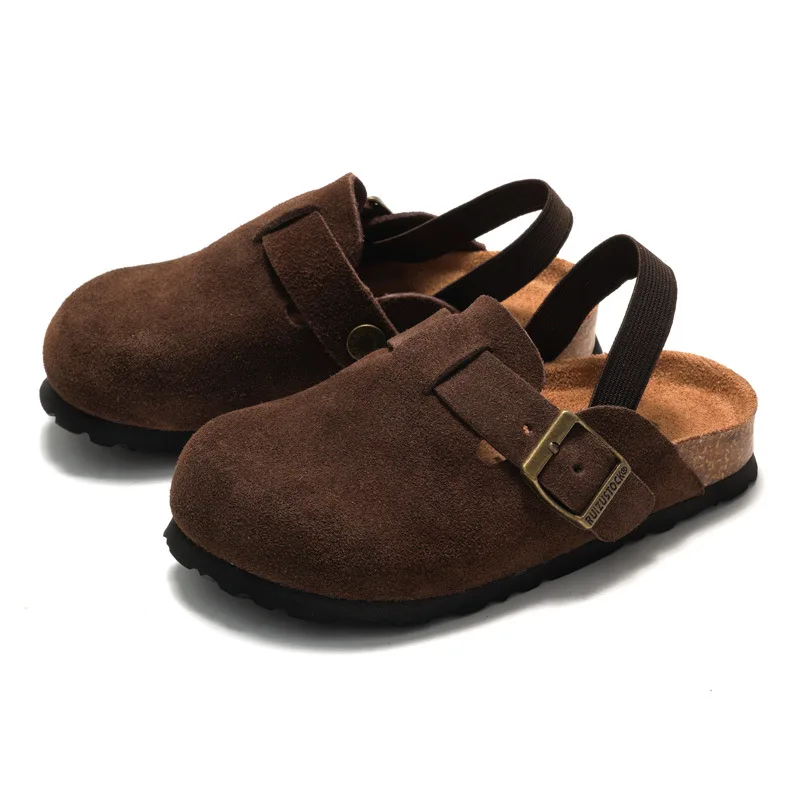 LittleWalk – Komfortable & trendy – sandaler i ruskind