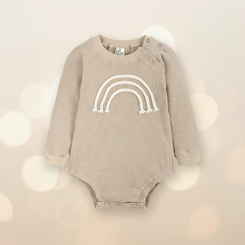 SnuggleHue – Blødt og behageligt – Regnbue-babybody