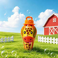 Thumbnail for BubblePals – Munter & legende – Mini-boblemaskine med dyremotiv, der forhindrer spild