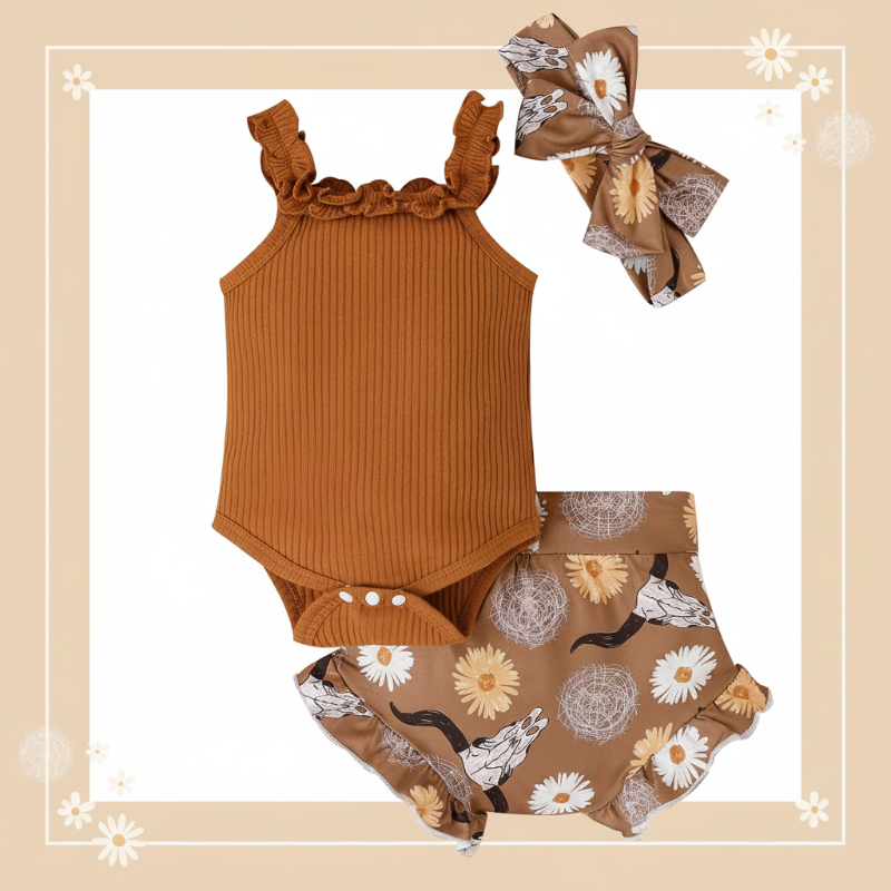 Baby Girl Summer Outfit – Sødt & luftigt – babytøjssæt