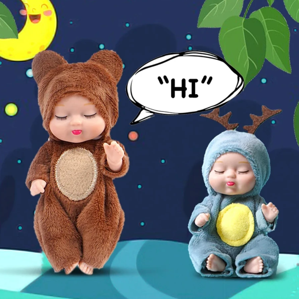 LittleDolly – Sødt og hyggeligt – Babydukke i et muntert dyrekostume