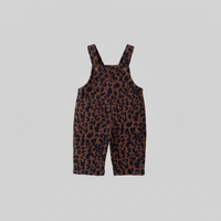 Thumbnail for LeopardChic – Trendy og behagelig – Pige-overalls med leopardmønster