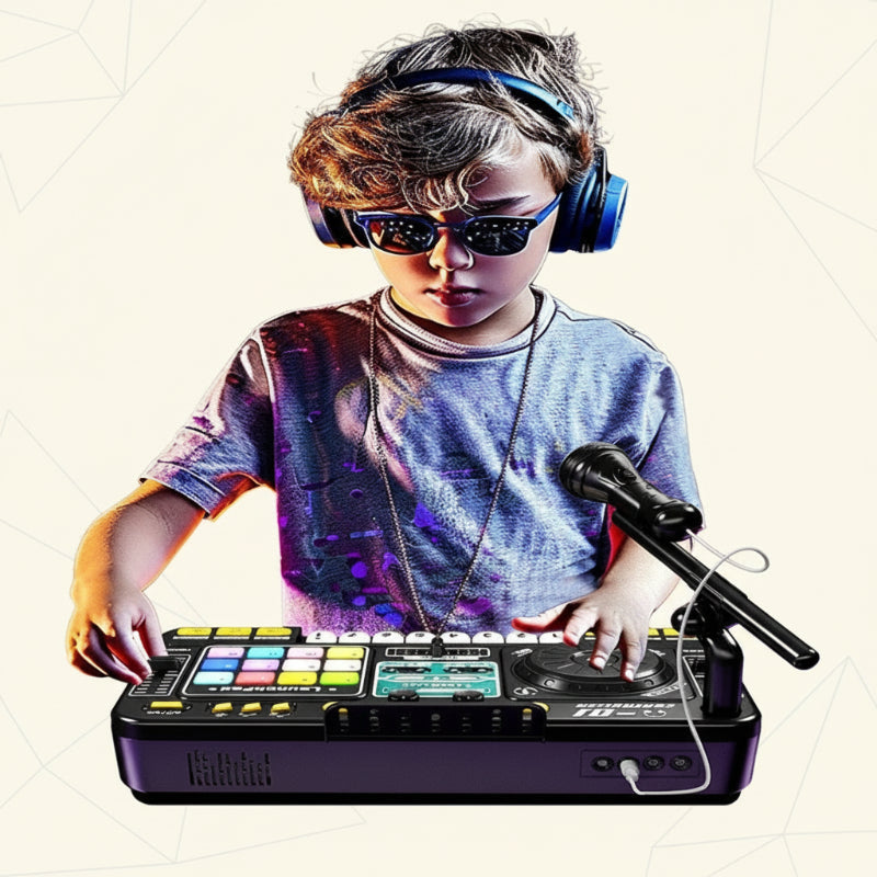 MiniDJ – Musikalsk og interaktivt – DJ-mixer-legetøj