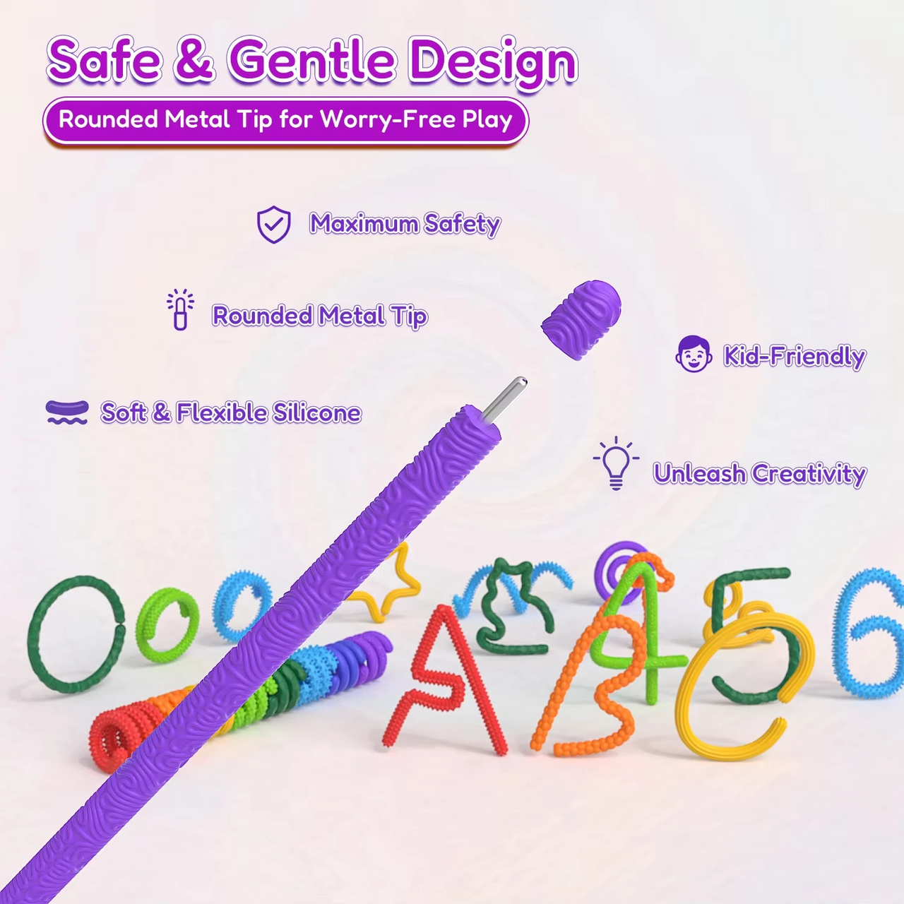 SensoryFlex – Beroligende & interaktivt – sensoriske fidget-sticks