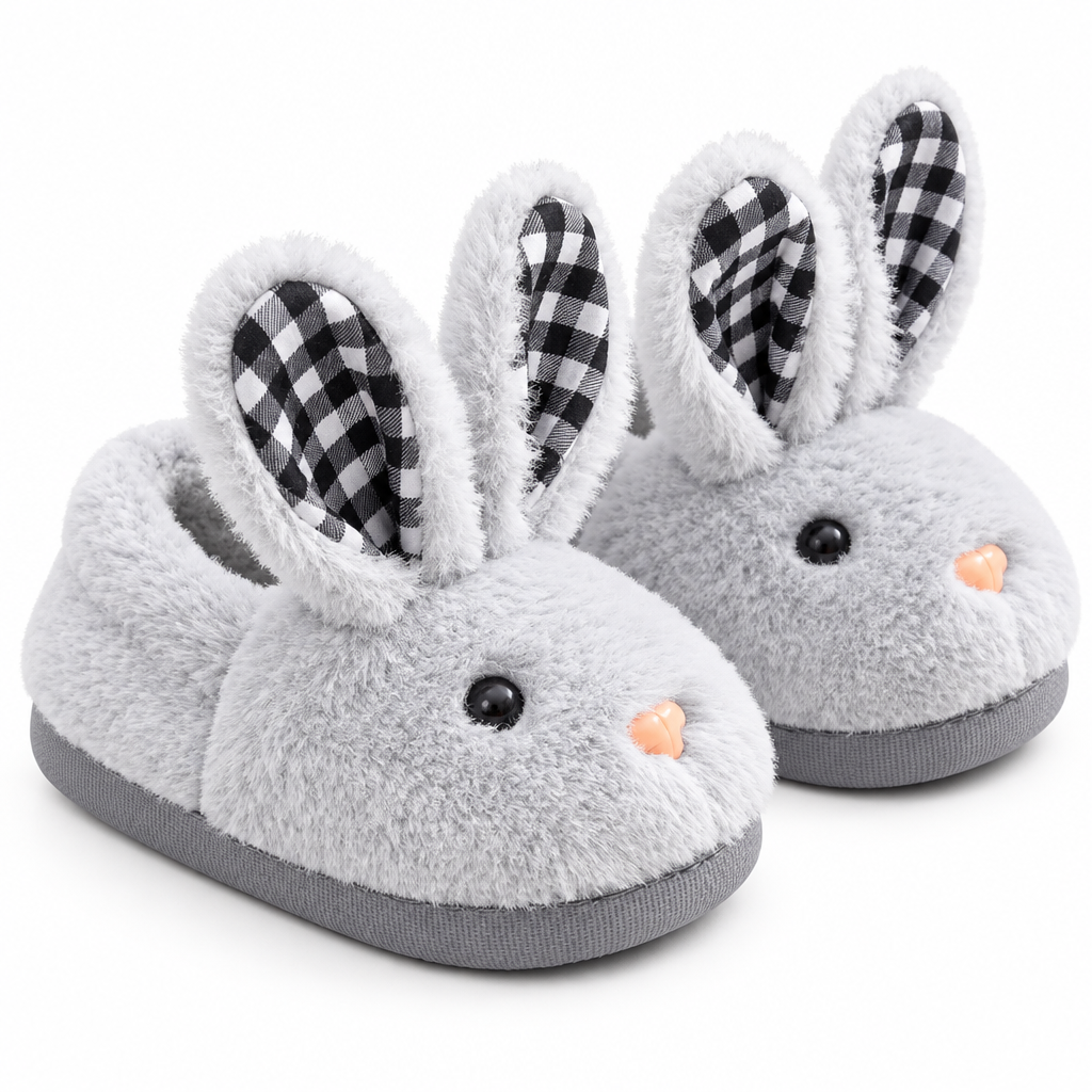 BunnyToes – Bløde & varme – Plyskaninslippers