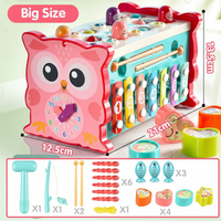 Thumbnail for Montessori Hammering Toy – Motorik & læring – 8-i-1 legesæt