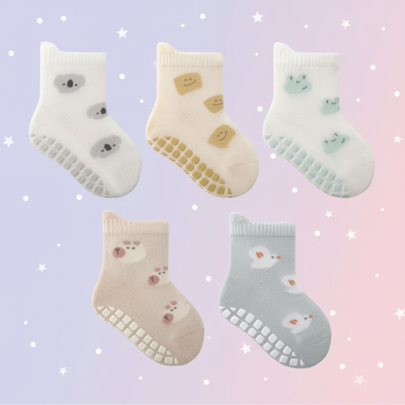 Soft Grip Socks – Bløde og praktiske – skridsikre babysokker