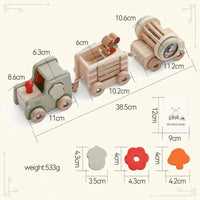 Thumbnail for TrainCount –  Klassisk & pædagogisk – Træ Montessori-tog