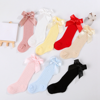 Thumbnail for LittleCharm – Bløde og stilfulde – knæstrømper til piger med sløjfe