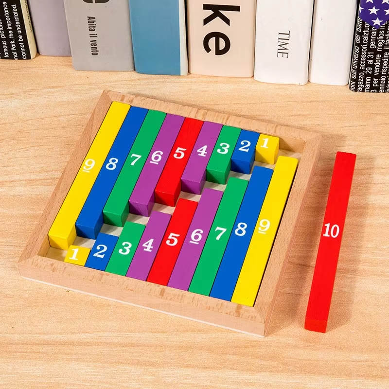 TinyMath – Lærerigt & pædagogisk – Regnetavle af træ med tal