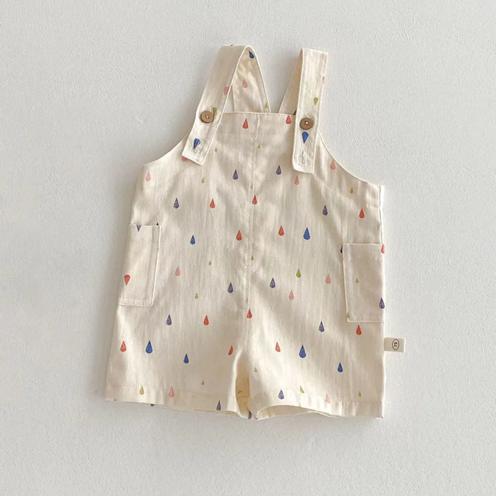 TinyStyle – Legesyge & behagelige – børneoveralls med print