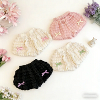 Thumbnail for LovelyBloom – Blødt & sødt – Børnebukser med flæser og sløjfe