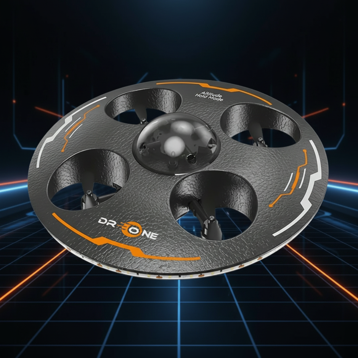 AeroQuest – LED & RC – Svævende UFO-drone