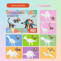 Thumbnail for 3D Sticker Puzzle – Kreativt og lærerigt – Geometrisk 3D-puslespil