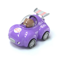 Thumbnail for Pull-Back Car™ – Lysende racersjov – Legetøjsbil