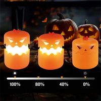 Thumbnail for SpookyLight – Festligt & unikt – Halloween-græskarlampe