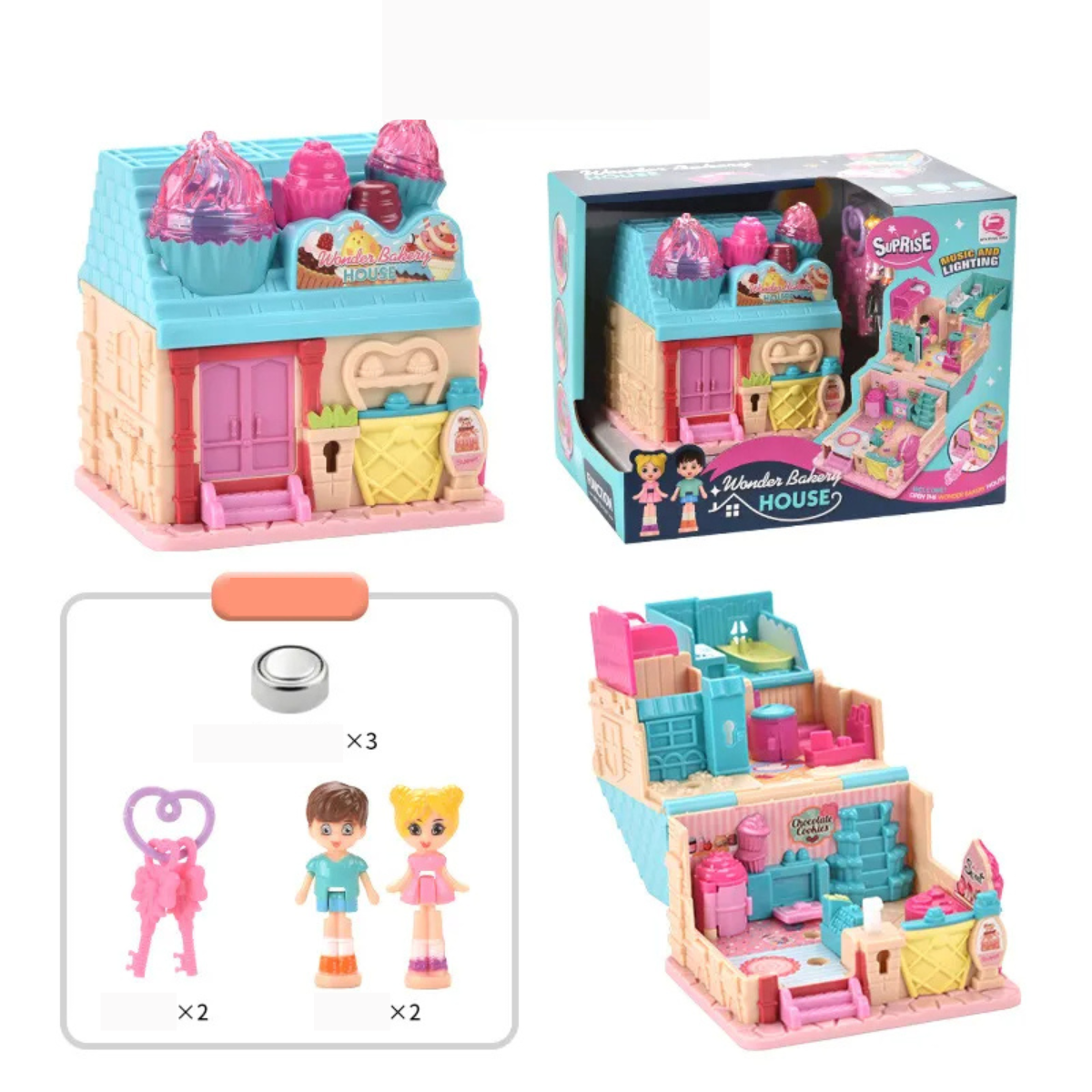 Mini Doll House™ - lille hus, store eventyr - Dukkehus