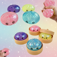 Thumbnail for FunSquish – Farverigt & Glittermorskab – Glitter-squishy-dumplings
