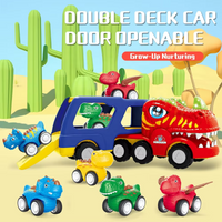 Thumbnail for DinoDrive – Kreativt & eventyrligt – 5-i-1 lastbil-legesæt