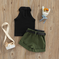 Thumbnail for MiniFashionista – Elegant & Trends – Pigesæt med top, shorts og hoftetaske