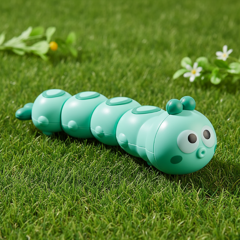 Wind-Up Caterpillar – Legende & bevægelige – Kryb-legetøj