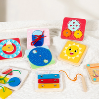 Thumbnail for TinySkills – Kreativt & lærerigt – Montessori magnetisk aktivitetsbræt