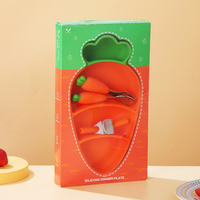 Thumbnail for MiniMeal – Sikker og skridsikker – Silikone-spisebordsæt til småbørn med bestik