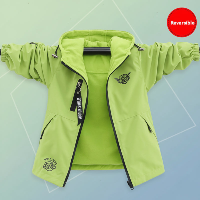 Reversible Kids Jacket – Vandtæt og vindtæt – Letvægtsjakke