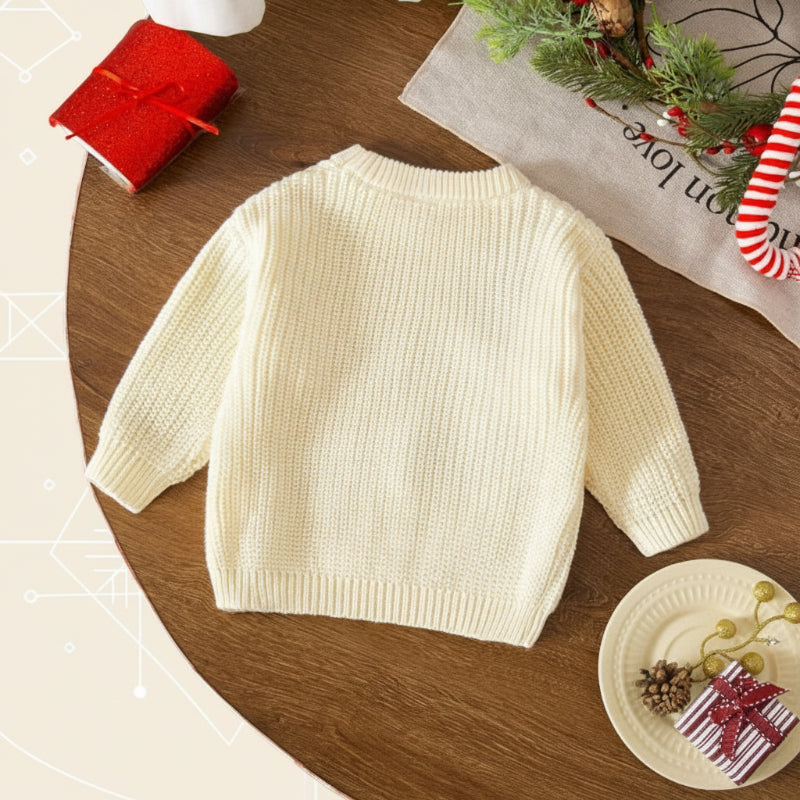 JoyKnit – Hyggelig og varm - Juletrøje med tekst