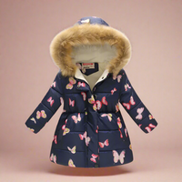 Thumbnail for CozyTrend – Elegant og hyggelig – Vatteret vinterjakke til piger