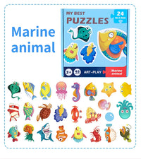 Thumbnail for Puzzle Cards™ - lærerigt og sjovt puslespil - Puslespil