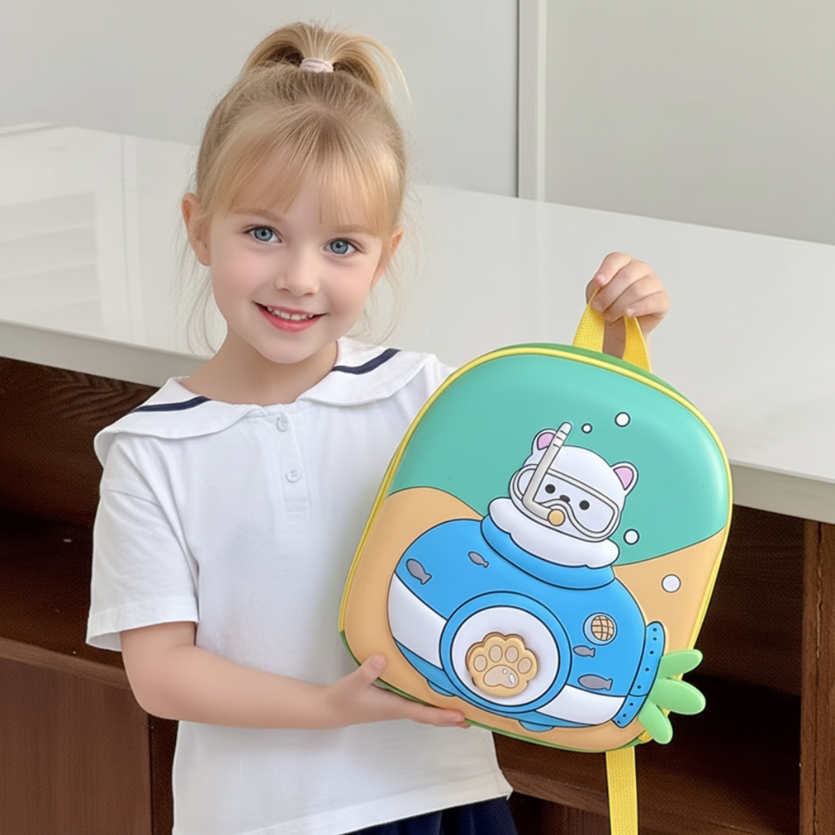 KiddoPack – Sød & praktisk – børnerygsæk med lysende ben