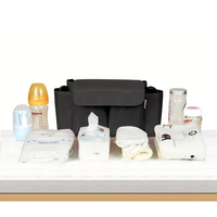 Thumbnail for ToddlerOrganizer – Vandafvisende og rummelig – Barnevognsorganizer med flaskeholdere