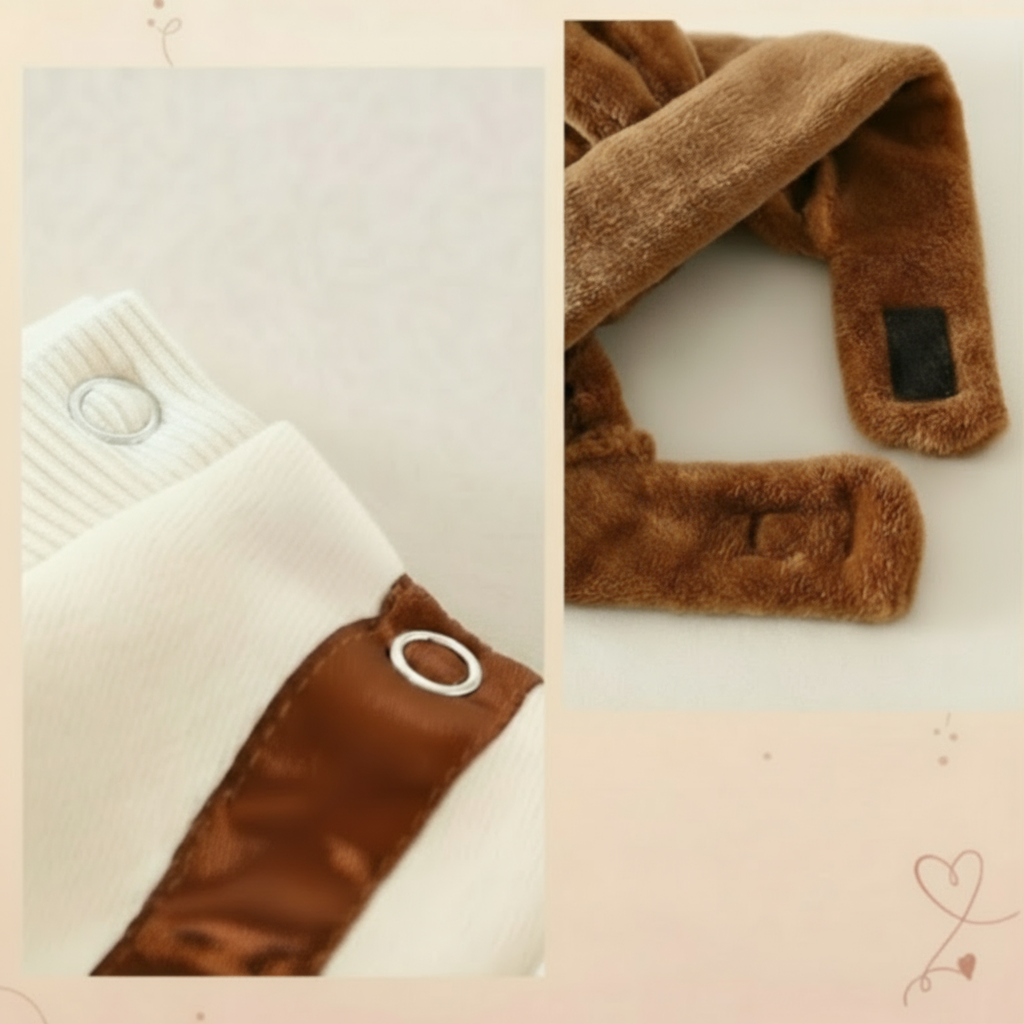 MiniSnow – Hyggelig og beskyttende – Plys-romper og hue