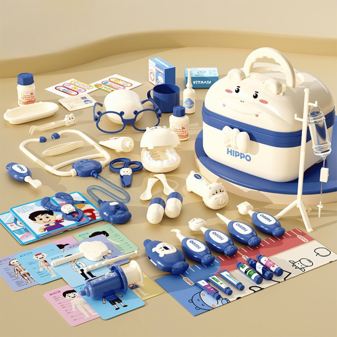 Hippo Doctors Set™ - Små læger i aktion - Flodheste-lægesæt