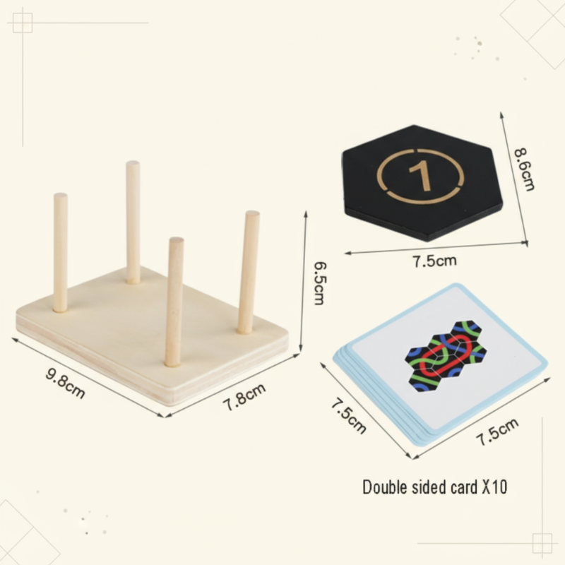 LogicStack – Smart & lærerigt – Form- og nummersorteringsspil