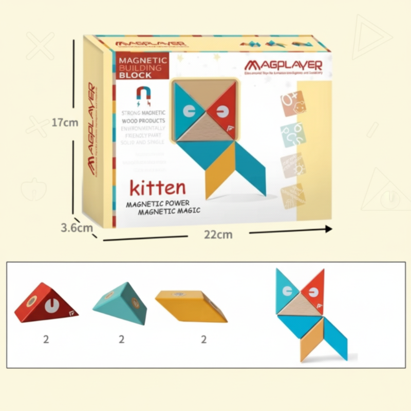 MagPlayer – Kreativitet og motorik – DIY magnetiske træklodser