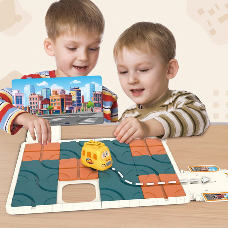 ThinkFun – Logisk tænkning og koncentration – Togpuslespil