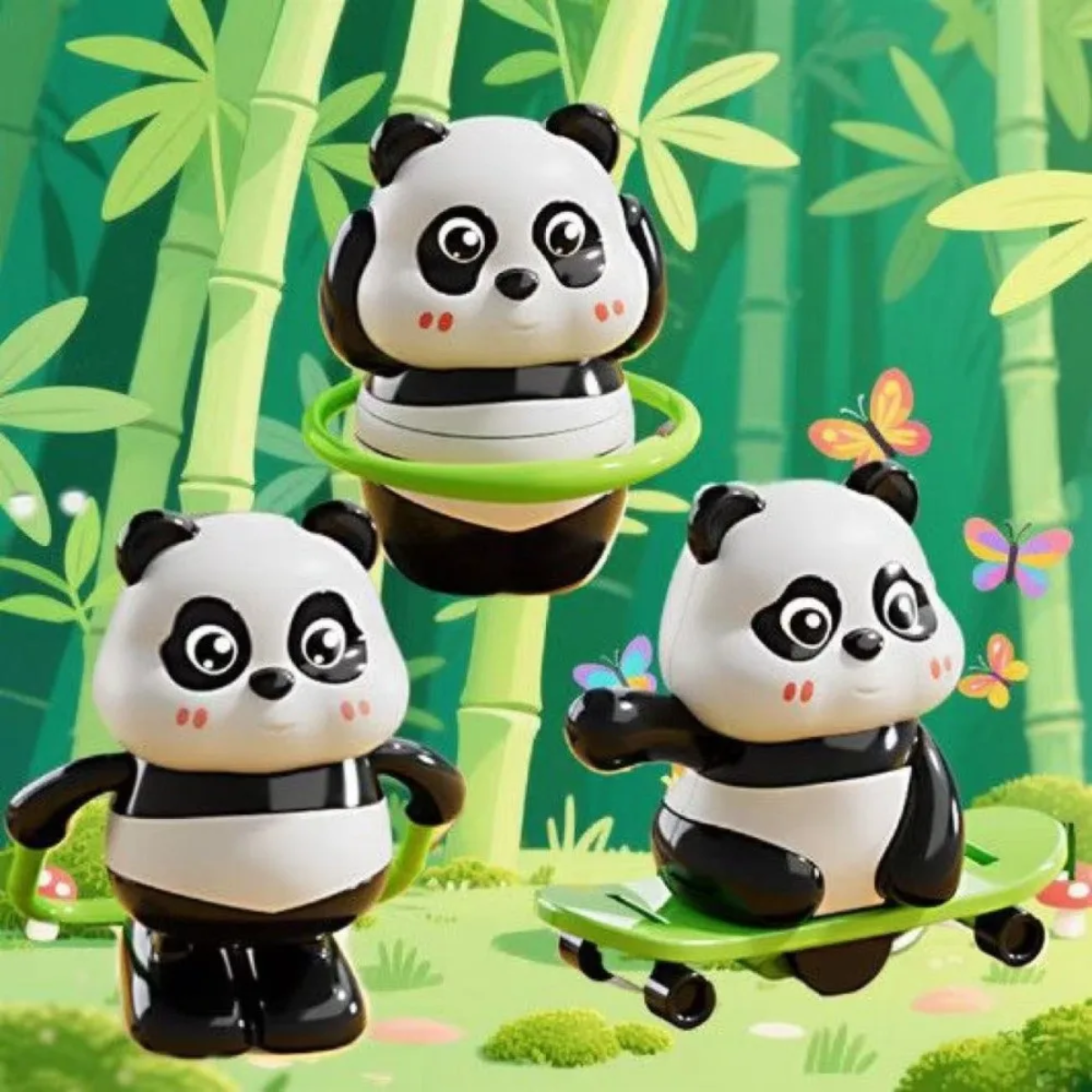 PandaPlay – Sjovt  & Aktivt – Optrækkeligt panda-legetøj