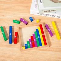 Thumbnail for TinyMath – Lærerigt & pædagogisk – Regnetavle af træ med tal