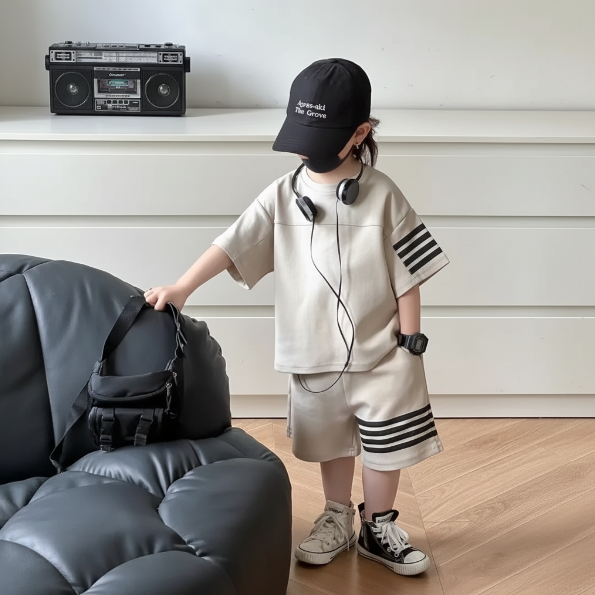 MiniSport – Sport & fritid – 2-delt sæt med shorts og T-shirt