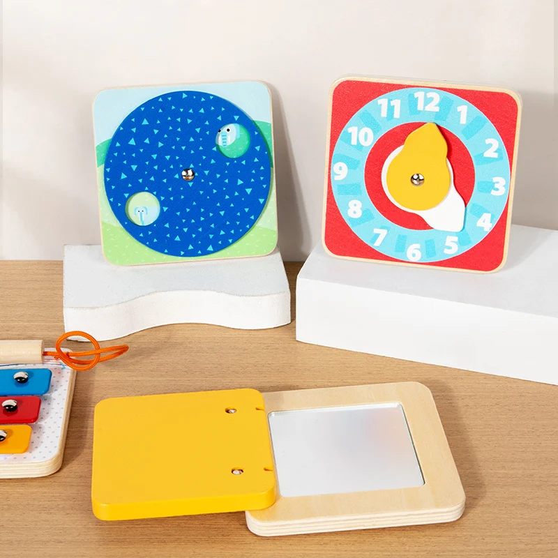 TinySkills – Kreativt & lærerigt – Montessori magnetisk aktivitetsbræt