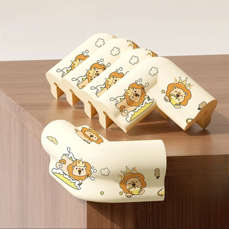 Desk Edge Guard Set – Sikker & blød – Hjørnebeskyttere (sæt med 5)